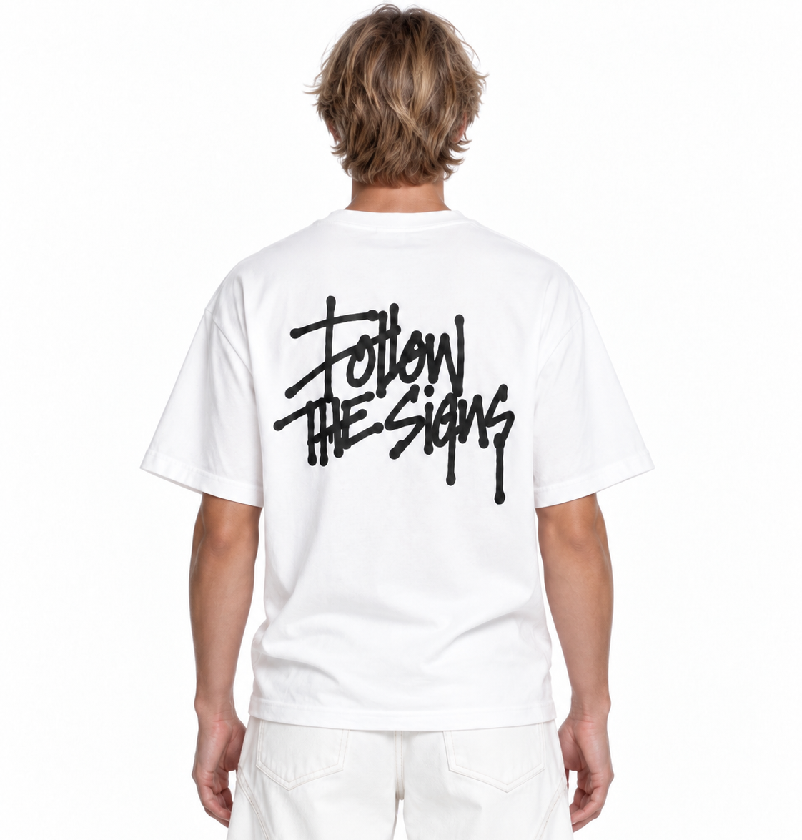 "Follow The Signs" Men's Tee