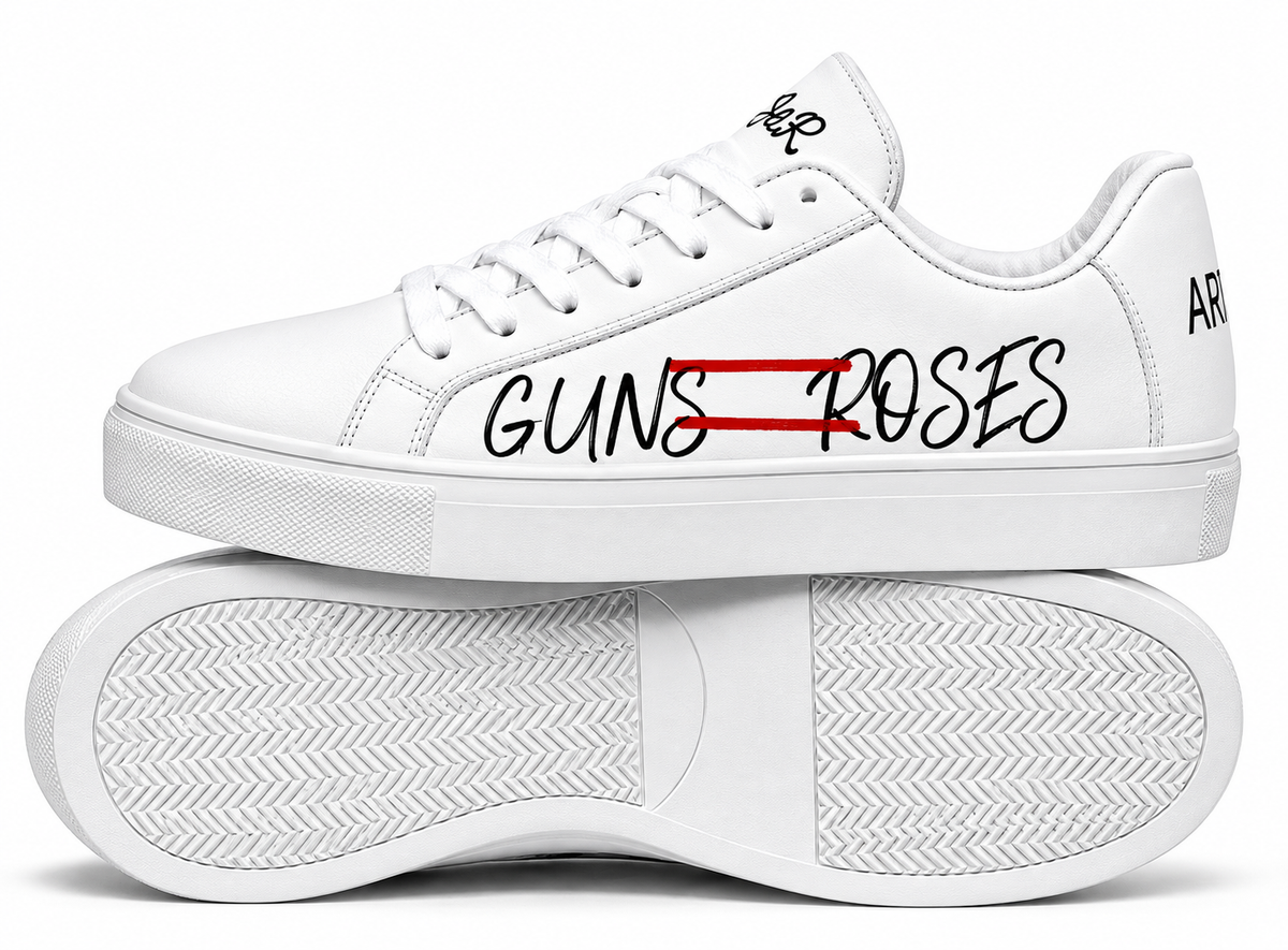 "Guns 'Roses" Women's Sneakers