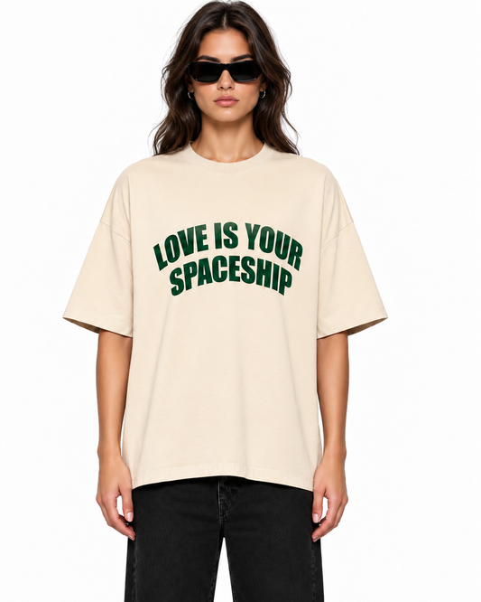 "Love is 🚀" Women's Tee
