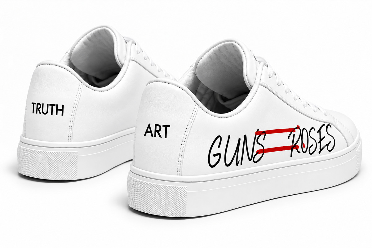 "Guns 'Roses" Women's Sneakers
